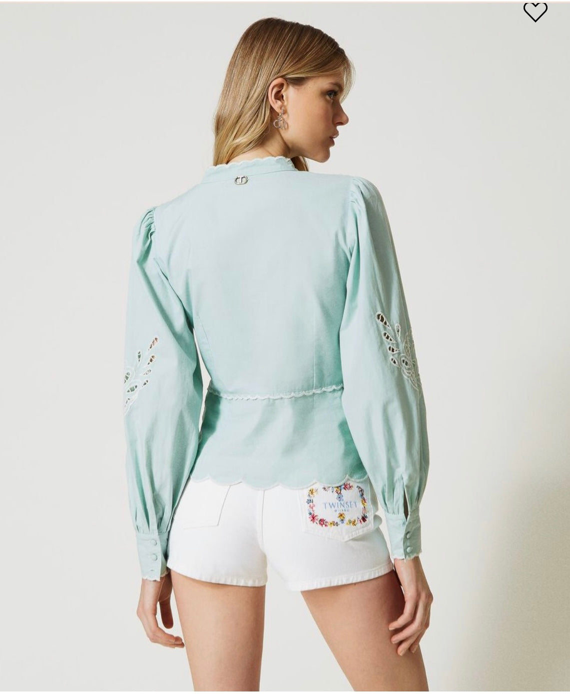 Twin-Set Shirt with broderie anglaise