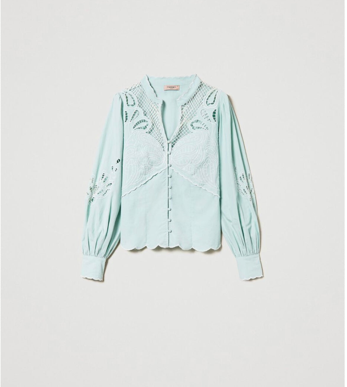 Twin-Set Shirt with broderie anglaise