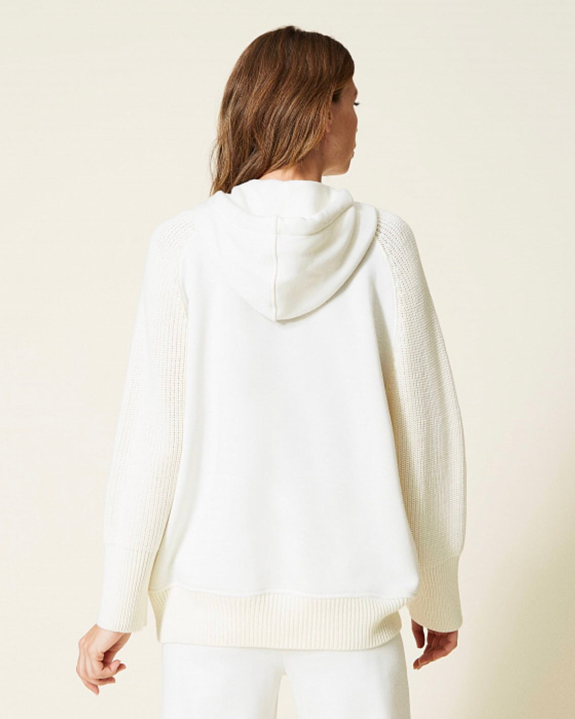 Combined zip sweatshirt