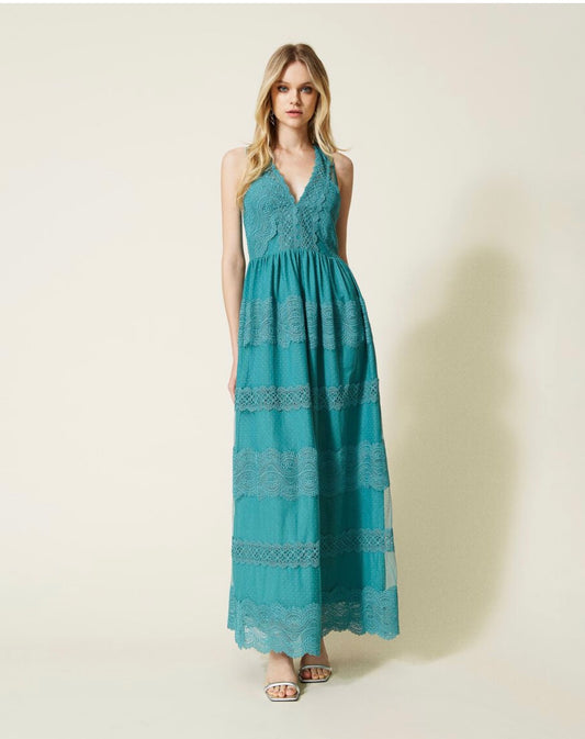 Full-length tulle and lace gown Add to Wishlist