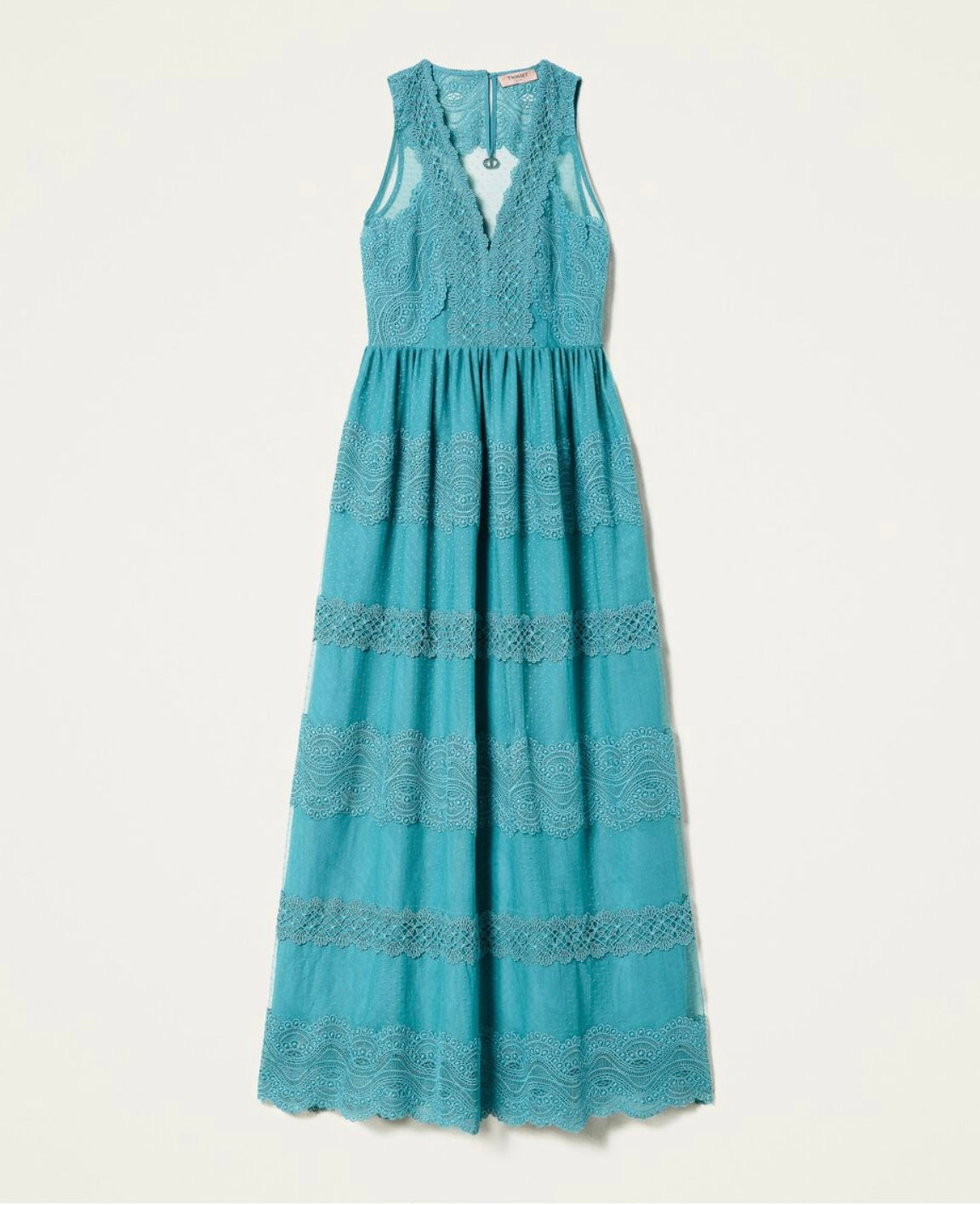 Full-length tulle and lace gown Add to Wishlist