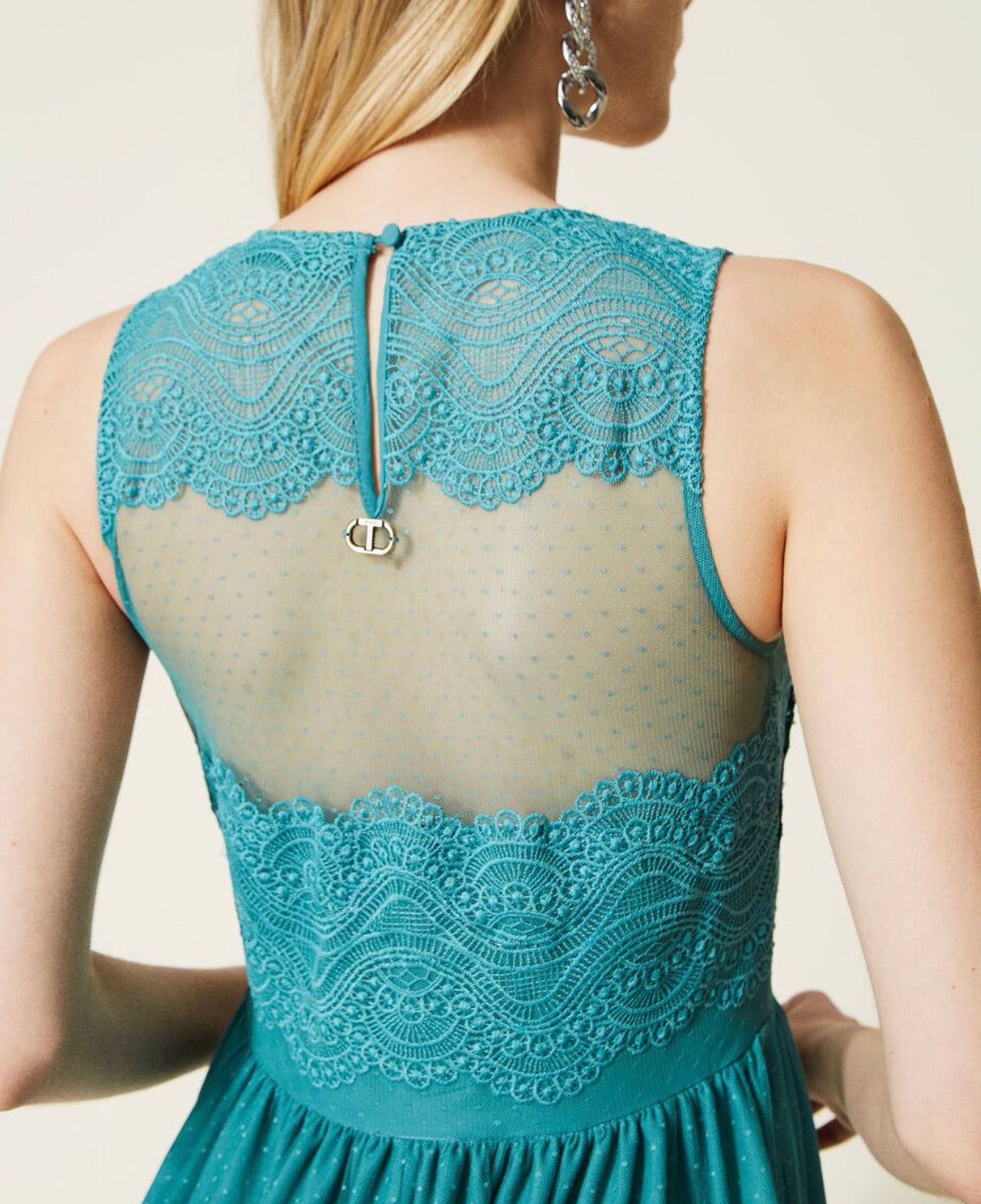 Full-length tulle and lace gown Add to Wishlist