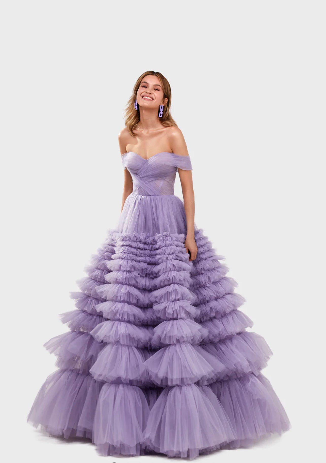 Ultra Puffy Prom Maxi Dress