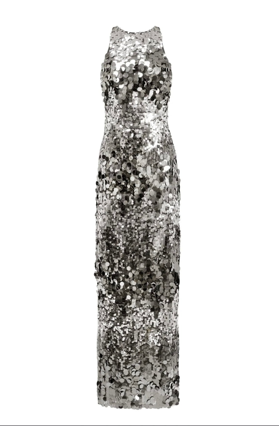 Lumière maxi dress covered in sequins