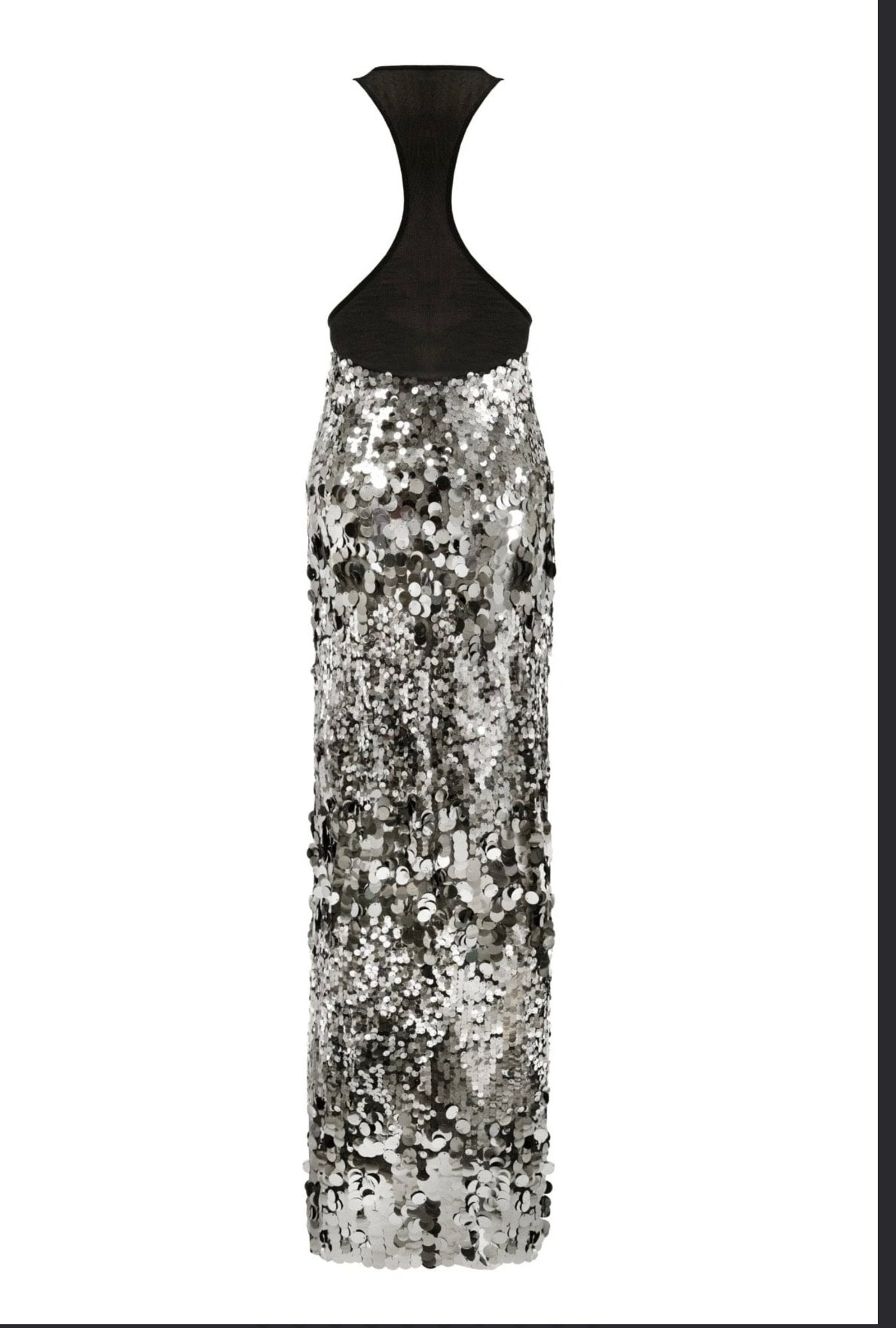 Lumière maxi dress covered in sequins