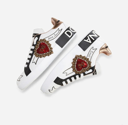 sneakers with embroidery